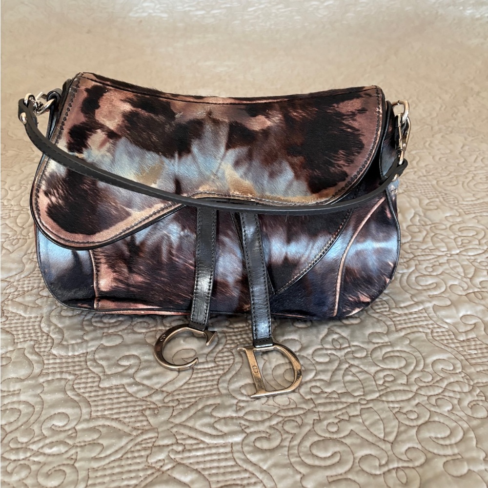 Vintage Christian Dior Saddle Bag